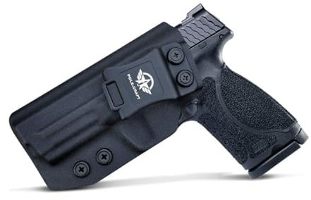 M&P 9mm Holster, M&P 2.0 Holster IWB Kydex Holster For Smith & Wesson M&P 9mm M2.0 4/4.25 Pistol Case - Innen Bund verdeckt tragen Holster M&P 9mm 2.0 Zubehör (Black, Left Hand Draw (IWB))