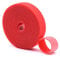 1 Roll Fastening Tape Hook and Loop Reusable Data Cable Tie Cuttable Cable Straps Nylon Plant Tie Self-Adhesive Sticky Cord Organizer Securing Straps for Cable Management (Red,Wide 2cm, Length 3m)
