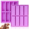2 Stück Silikonform Rechteckig, Silikonform 8 Mulden Antihaft, Müsliriegel Backform, Rechteckige Energieriegel Silikon Form, Zur Herstellung von Schokoriegeln, Muffins, Brownies und Käsekuchen