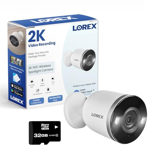 Lorex 2K Wireless Security Camera Outdoor/Indoor WiFi