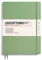 LEUCHTTURM1917 363919 Notizbuch Master Slim (A4+) Hardcover, 121 nummerierte Seiten, Salbei, kariert