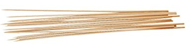 Fackelmann 56597 Holzspieße, Spießspieß, Grillspieß, Holzspieß, 30 cm