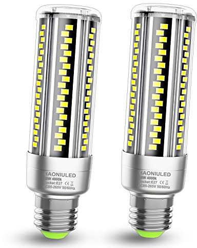 HAONIULED Superhelle E27 LED Lampe, 20W (ersetzt 200W Glühlampe), 4000K Neutralweiß 2500Lm, 360° Abstrahlwinkel, LED E27 Birne, Nicht Dimmbar, LED Leuchtmittel, 2er Pack