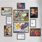 Giallobus - Set mit 10 Wandpostern - Vassily Kandinsky - Kandinsky-Sammlung 1 - Beschichtetes Papier - | 2 x A3 42x30cm | 4 x A4 30x21cm | 4 x A5 21x15cm | - OHNE Rahmen - Moderne Gemälde Wohnzimmer