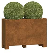 Bravios Pot de fleurs en acier Corten Capri Maxi