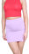 janisramone Damen Miniröcke, elastischer Mikrorock, Y2k Bodycon Minirock mit hoher Taille, einfarbiger Bleistift, dehnbarer sexy Rock, Flieder