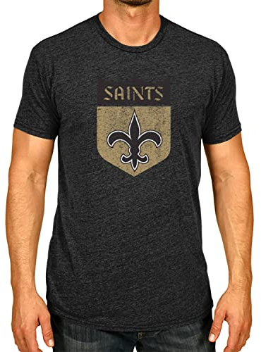 Team Fan Apparel NFL Modern Throwback T-Shirt – Baumwolle & Polyester Kurzarm Erwachsene Sport Tee