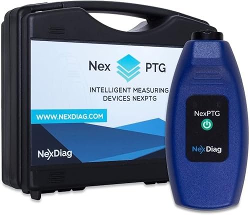 NexDiag® Lackmessgerät Auto Pro, Lackschichten Messgerät für Auto 0-2500 μm, Messauflösung: 1 μm (0,04 mils), Lackschichtdickenmessgerät kfz, Autolack-Schichtdickenmessgerät - Sondentyp Beweglich