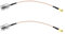 YINETTECH 2 x RG316 SMA Stecker auf UHF SO-239 Buchse Pigtail Kabel kompatibel mit Yaesu kompatibel mit Icon RG316 Kabel Jumper Pigtail