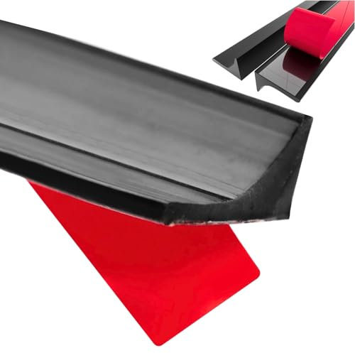 1m Seuil de douche barrage d'eau en silicone - barrière eau douche - joint douche italienne sol adhesif - rebord de douche sol