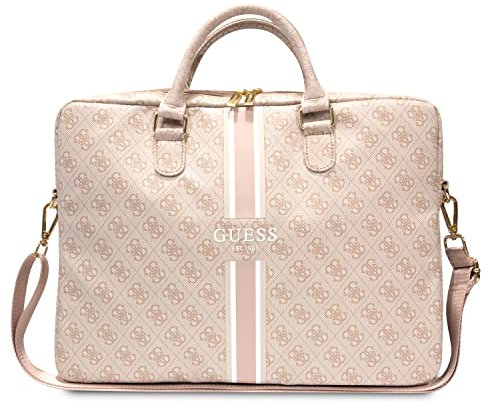 GUESS Unisex 4 G of Printed Strips Tasche, Rose