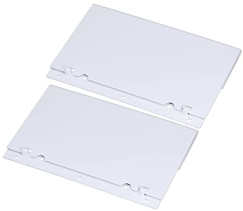 Hapivida Ensamblaje de Compuerta de Vertedero Blanco, 2 Piezas 8.4 X 5.3 Pulgadas Ensamblaje de Compuerta de Vertedero con Bisagras Kits de Repuesto para Skimmer de Piscina Enterrada