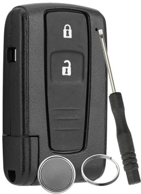 2-Tasten Auto Fernbedienungen für Toyota Toyota Prius 2004-2009 Corolla Verso Camry Smar tSchlüssel-Etui Mit Schraubendreher und Schlüsselring mit CR2032 Batterie
