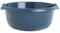 JMS we create smile 36cm Round Kitchen Washing Up Bowl Basin Mixing | Plastic Bowl (Navy)