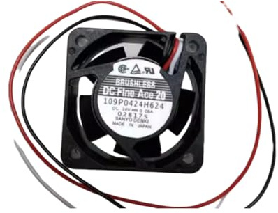 109P0424H624 24V 0.08A 4020 Cooling Fan, 40X40X20MM 3-Wire