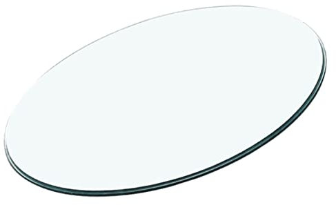 Cabilock Dessus de Table en Verre Table à thé en Verre Transparent Plateau de Table Transparent Table Basse en Verre Rectangle Table à Manger Verre trempé Un Verre décorer