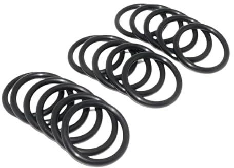 EPDM O-Ring 53mm Außendurchmesser, 45mm ID, 4mm Breite, Schwarze O-Ringe Packung mit 2