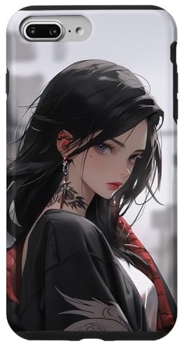 iPhone 7 Plus/8 Plus Anime Manga Girl Tattoo Kimono Japanese Art Case