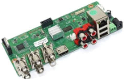 Uhidka Xmeye NVR DVR Board 5M-N 1080P 4CH Hybrid 6 in 1 with AUdio over Coaxial for CCTV AHD Tvi CVBS Analog IP Cameras Easy to Use