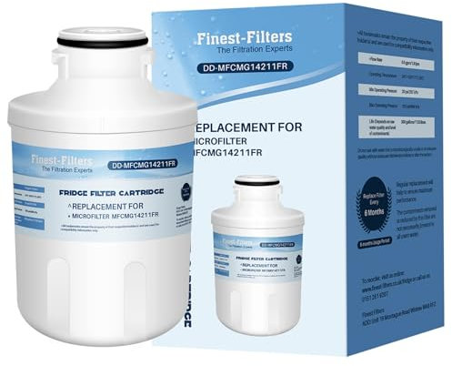 Finest-Filters Fridge Water Filter MFCMG14211FR Compatible with Hotpoint SXBD922FWD, Caple CAFF205, Indesit C00300448, Ariston, Thomson THSBS90WDWH, Electrolux, CDA - MFCMG14211F