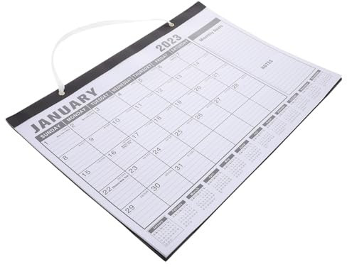 HONMEET Wandkalender Monatsplaner Hängekalender Kalender Mit Aufklebern Für Tägliche Notizen Und Termine