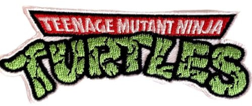 Hobbies and Patches Iron-On Patch Turtles Logo Cartoon Vintage Badge Iron On Sew On Decoration Backpack Sweatshirt Knit Bag Jacket Jeans Apron