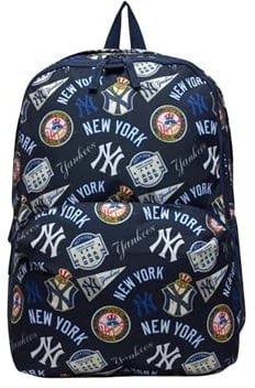 New Era ERA York Yankees MLB All Over Print Multi Compartment Rucksack blau für Damen und Herren Uni, Blau und Mehrfarbig