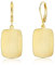 ALEXCRAFT Drop Eckige Ohrringe Gold Hängend Leaveback Square Dangle Earrings for Women für Frauen Freundin Mama