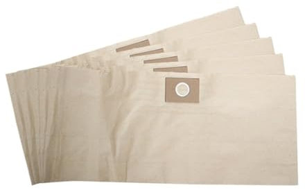 Lot De 5 Sacs À Poussière De Rechange For Aspirateur, Compatibles Avec Les Sacs En Papier Jetables For Aspirateur STANLEY, AT18134P 15L