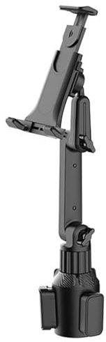 Liqzirtu Tablet Cup Holder - Adjustable Tablet Handle, Silicone Tablet Mount | Rotatable Tablet universall Car Holder, Tablet Cup Holder Bracket Mount For Vehicle Laptop Tablet Cellphone Car Cup