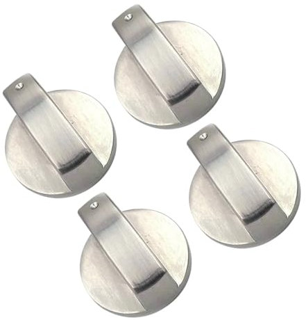 LCKKJHG Gas Cooking Knob 4pcs Stove Ignition Button Gas Stove Knob Metal On-Off Knob Metal Stove Gas Stove On-Off Knob For Various Oven Cooker Hob