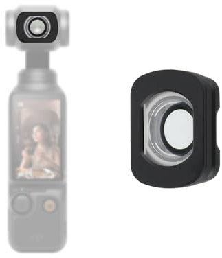 BOXOB Wide Angle Lens Compatible with DJI OSMO Pocket 3, Expanded FOV of 112°Camera Lens Magnetic Multi-Coated Camera Filters for DJI Pocket 3 Accessories