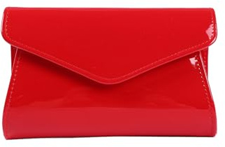 CORIOS Damen Abendtasche PU Leder Clutch Luxus Umschlag Klappe Handgelenktasche Elegant Brauttasche Klein Tasche Abnehmbarer Kette Handtasche für Tanzparty Hochzeit Geburtstag Abendparty