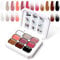 U-Shinein Gradient Painting Gel, 9 Colors Ombre Gel Nail Polish for Ombre Nails Aura Nails, French Manicure DIY Nail Art,Palette B