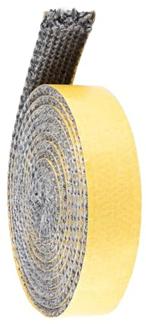 Monozoz Pellet Stove Gasket | High Temperature Stove Door Rope Gasket | Burner Replacement Sealing Insert for Oven Furnace Commercial Pipes Outdoor Heating Apartment Chimney