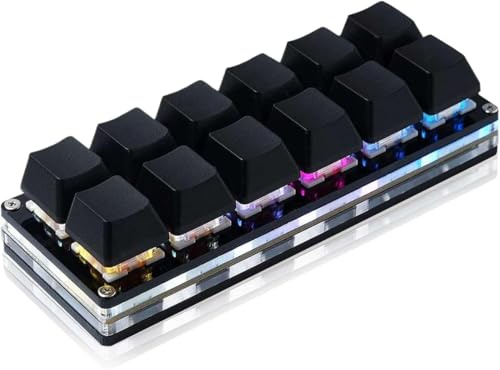 EirenePer Mechanical Gaming Keyboard One Handed Keypad USB C Wired OSU Keypad Programmable Hot Swappable Compatible With Computer
