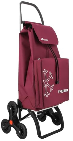 Carro Rolser Saquet Termo LN 6 Ruedas Sube Escaleras - Burdeos