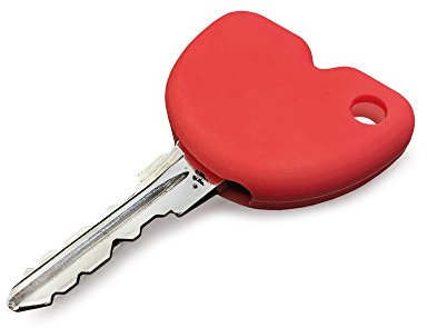 RACEFOXX Silikon Schlüsselcover, Schlüsseltasche, Schlüsselhülle, Hülle, Schlüssel, Cover, Rollerschlüssel, Roller Fernbedienung, rot, für Vespa