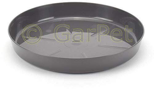 Untersetzer Blumentopf Pflanzkübel rund anthrazit 17 cm