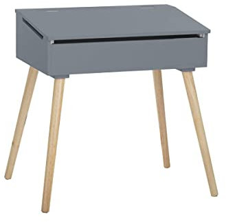Atmosphera – Schulschreibtisch, Pult, Holz, Höhe 62,4 cm, Grau