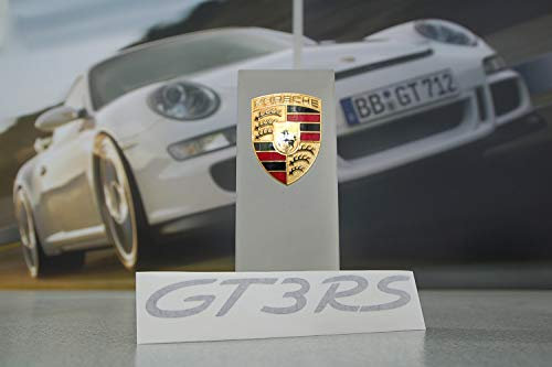 Porsche 911 997 GT3 RS Schriftzug lackiert schwarz/Logo Black