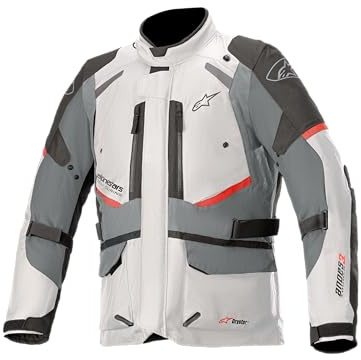 Alpinestars Grey/Black Sz XL Alpinestars Andes V3 Drystar Textile Jacket