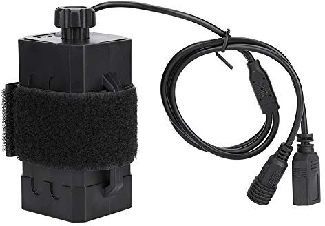 Akkupack Gehäuse Hausabdeckung, wasserdichte Akku Fall, wasserdichte USB/DC Doppelschnittstelle für Fahrrad Fahrradlampe