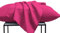 PETTI Artigiani Italiani - Coppia di Federe Cuscino 50x80 cm in Microfibra, Cuscini Arredo Camera da Letto, Divano, Set 2 Fodere Copricuscino, Federa Tinta Unita Lilla, 100% Made in Italy