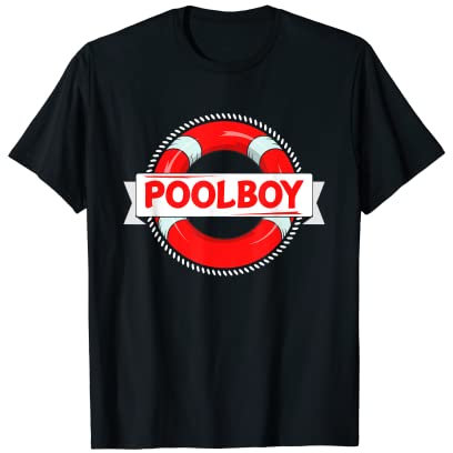 Poolboy - Rettungsschwimmer Bademeister T-Shirt