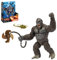 MonsterVerse MNG18000 Skull Island 6'' Ferocious Kong with Helicopter & Chain Propeller, Single, Multicolor