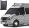 Auto Windschutzscheiben Abdeckung für Mercedes Sprinter VW Crafter 2006-2018, Faltbar 600D Wasserdicht Wetterfest Frontscheibe Wrap Cover Frontscheibenabdeckung Scheibenabdeckung