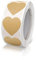 Aufkleber Herz Kraft Selbstklebende Herzform Etiketten Rolle 25mm klein Farbkodierung Heart Sticker für Hochzeiten Scrapbooking Geschenke 500 Stück