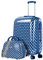 ITACA - Leicht Koffer Set Polycarbonat Reisekoffer Set für Flugreisen - Dauerhaft Hartschalenkoffer Set - Kofferset Hartschale mit TSA Kombinationsschloss - Robuster, Blau