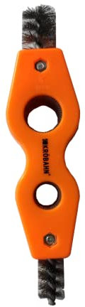 Astral Agencies Pipe Cleaner and DEBURRER - Heavy Duty 15mm and 22mm - Includes 2 Internal and 2 External Pipe Cleaning - Polyurethane & Stainless Steel bristles